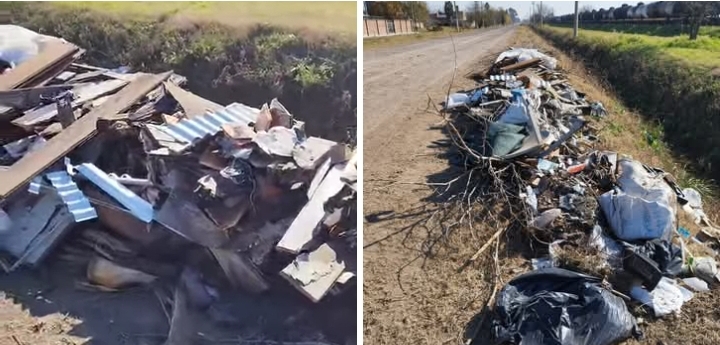 Una transitada esquina de la zona oeste de Funes se transformó en un basural: los vecinos piden cámaras 